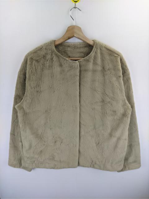 Other Designers Uniqlo - Steals🔥Fraux Fur Cardigan Cropped by Uniqlo