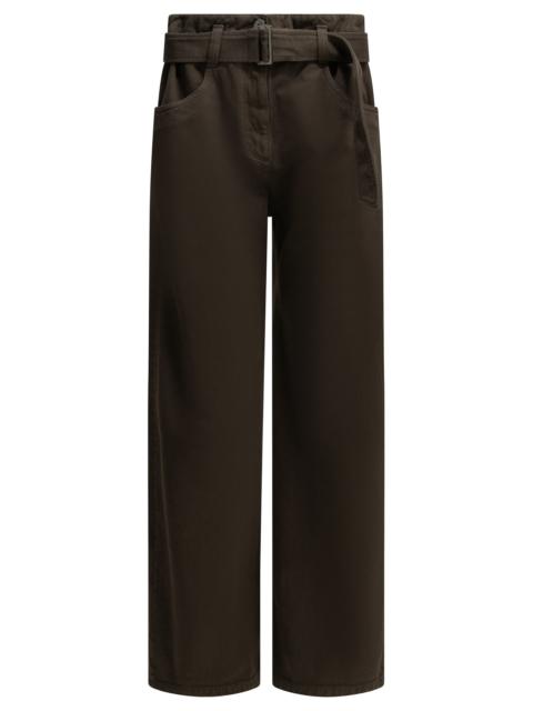 Brunello Cucinelli Brunello Cucinelli Wide-leg Jeans Brown Women