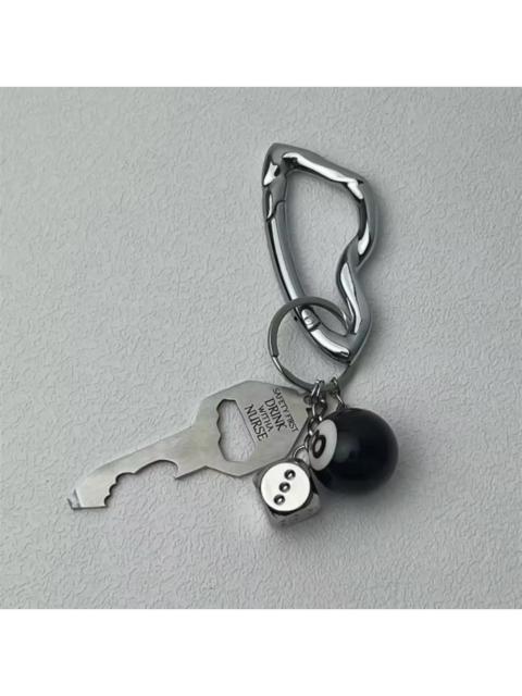 Streetwear - Street Hip Hop 8 Dice Keychain