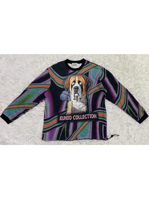 Other Designers Designer - Kunio Sato Collection Fullprint Pullover Made in Japan