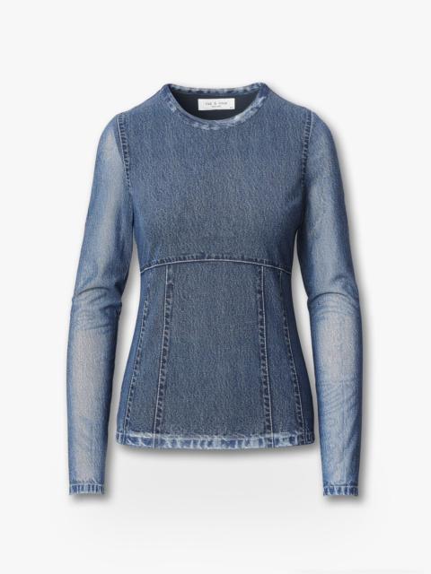 rag & bone Miramar Long-Sleeve Tee
Stretch Mesh