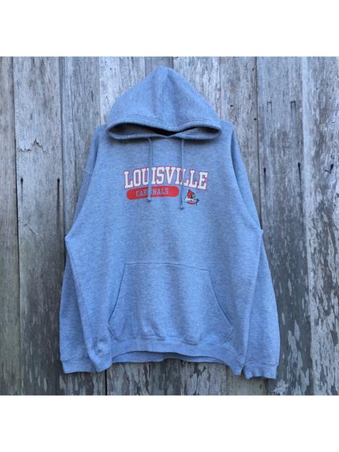 Other Designers Vintage - Vintage Louisville Cardinals Hoodie Sweatshirt Big Logo