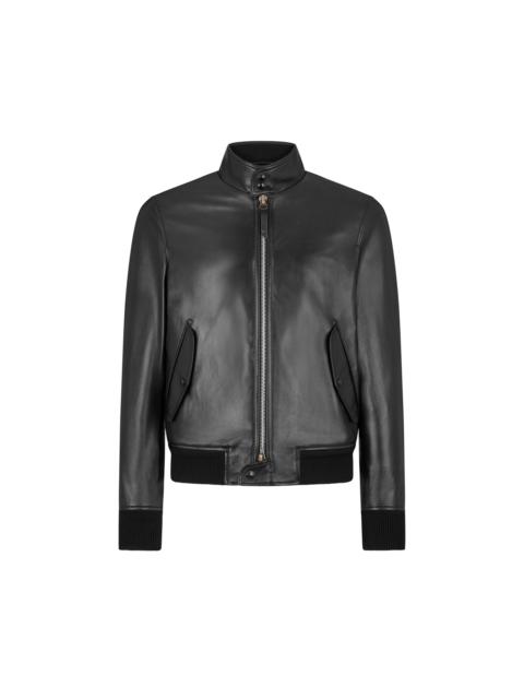 TOM FORD LEATHER HARRINGTON