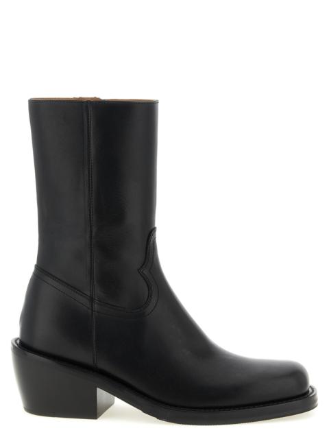 Dries Van Noten Dries Van Noten Men Leather Ankle Boots