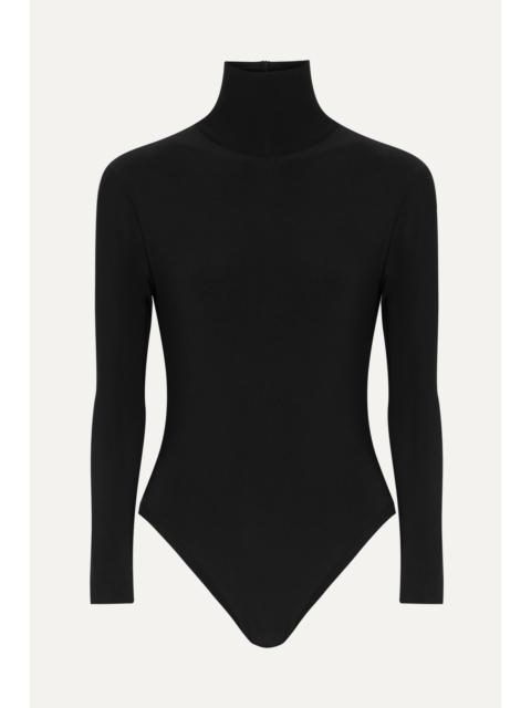NORMA KAMALI Stretch-jersey Turtleneck Bodysuit