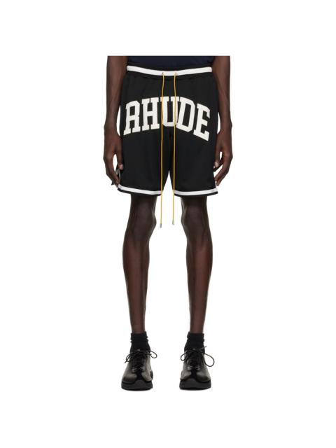 Rhude Black '' Collegiate Basketball Shorts