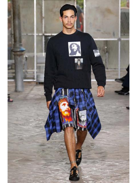 Givenchy Givenchy - RT - S/S 16 - Jesus-Print Bermuda Shorts