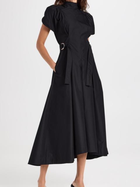 3.1 Phillip Lim Puff Sleeve Side Tie Flare Dress