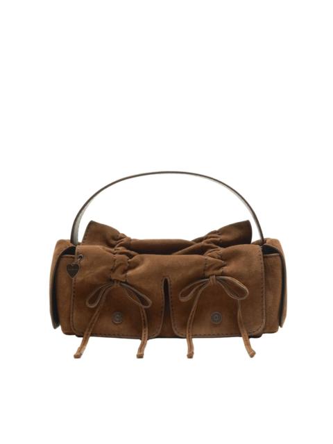 Acne Studios MULTIPOCKET SUEDE SHOULDER BAG (COGNAC BROWN)