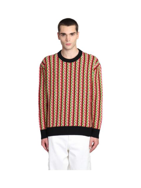 Lanvin Sweater With Multicolored Chevron Motif
