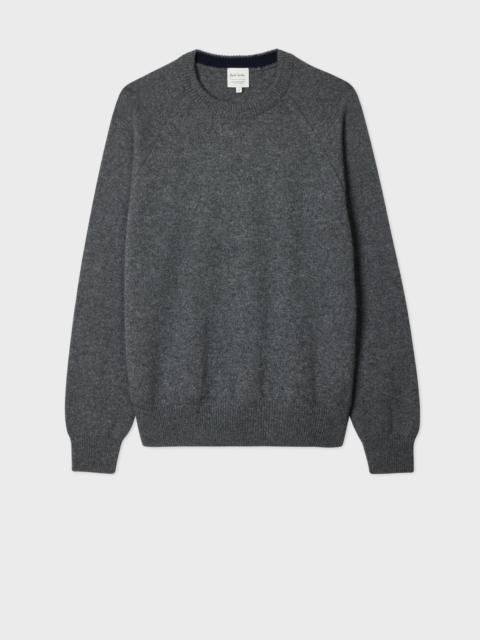 Paul Smith Charcoal Cashmere Crew Neck Sweater