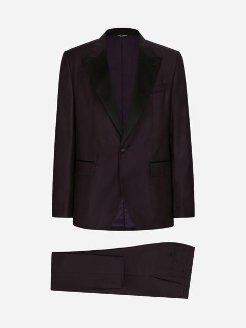 Single-breasted tuxedo suit