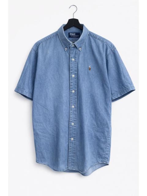 Other Designers Polo Ralph Lauren - Polo by Ralph Lauren Denim Short Sleeve Shirt | Classic Blue