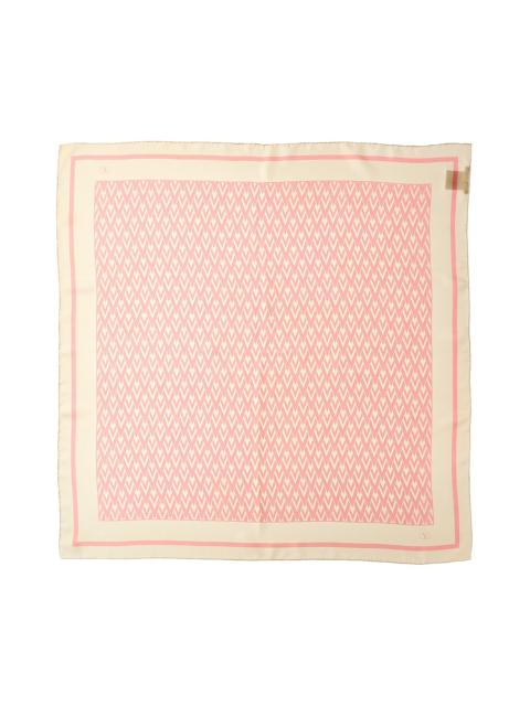 Valentino Valentino Toute La V Silk Scarf