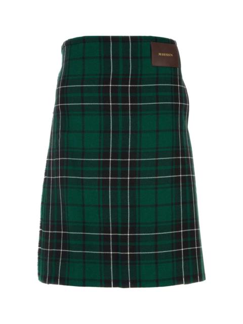 Other Designers Jw Anderson Men Embroidered Wool Skirt