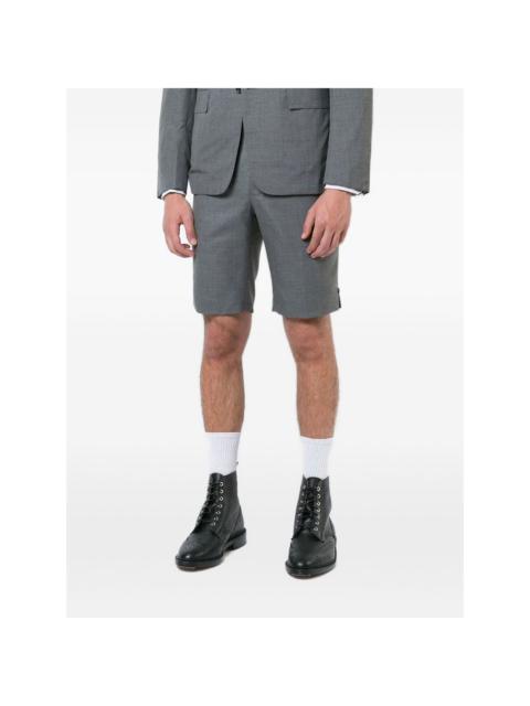 Thom Browne Classic Backstrap Short In Medium Grey Super 120's Twill