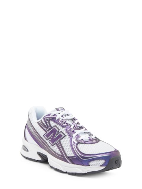 New Balance Gender Inclusive 740 Sneaker in White/Concord Grape at Nordstrom