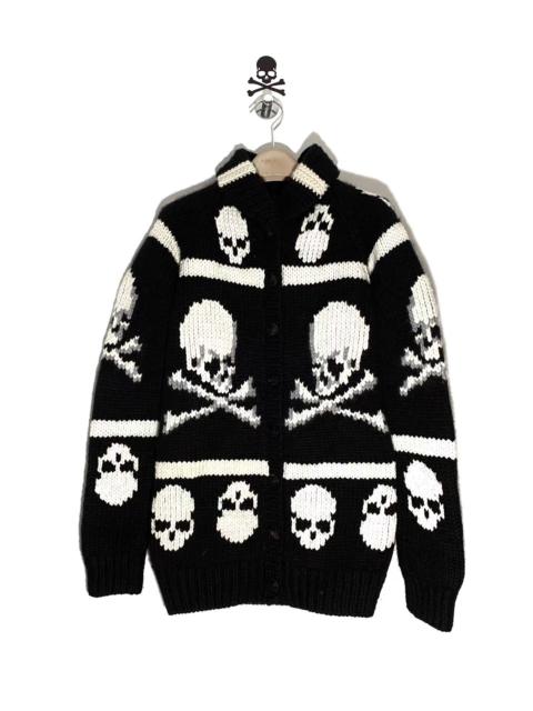 mastermind JAPAN Mastermind Skull Cowichan Knit Hoodie