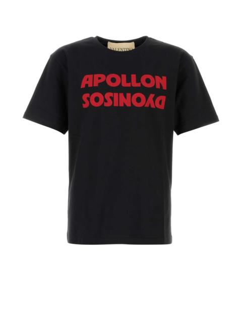 Valentino Valentino Garavani Men Black Cotton T-Shirt