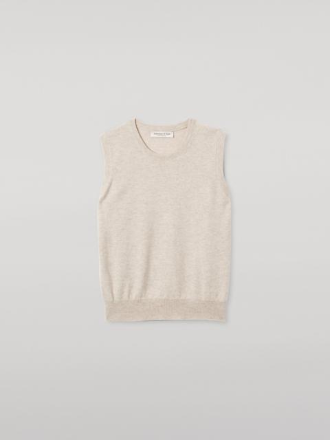 Johnstons of Elgin Iris Natural Classic Cashmere Tank