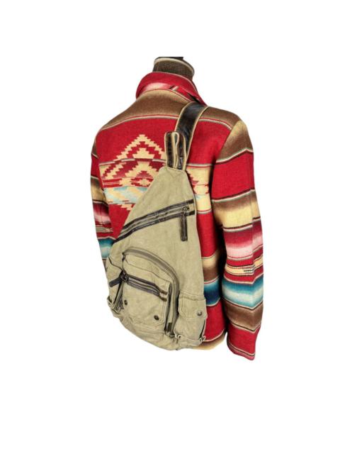Japanese Brand - 🌟GRAND STONE LEATHER PARTS MULTI POCKET SLING BAG