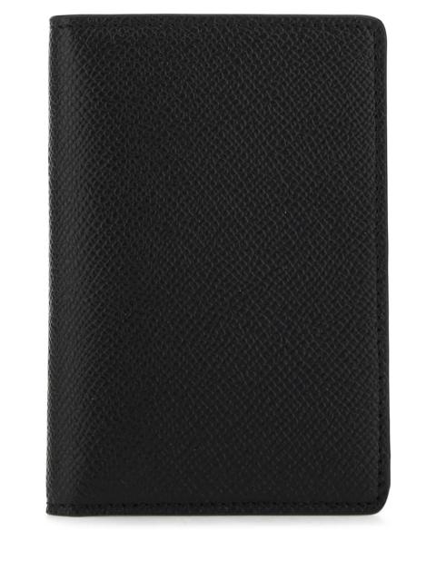 Maison Margiela Maison Margiela Men Black Leather Card Holder