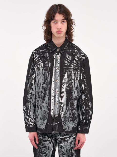 JUNTAE KIM Printed Trompe L'oeil Shirt