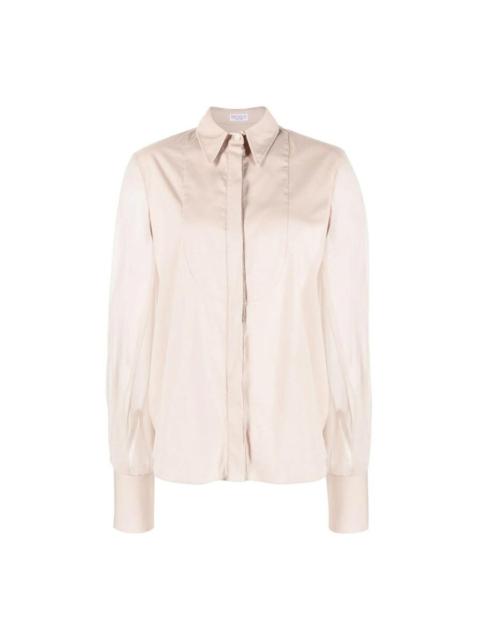 Brunello Cucinelli Brunello Cucinelli Sheer Sleeve Pink Beige Blouse