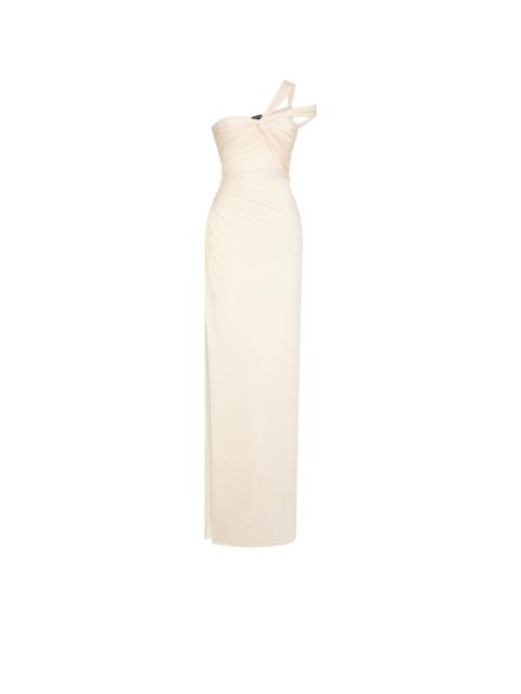 TOM FORD ONE SHOULDER TWIST FRONT EVENING DRESS