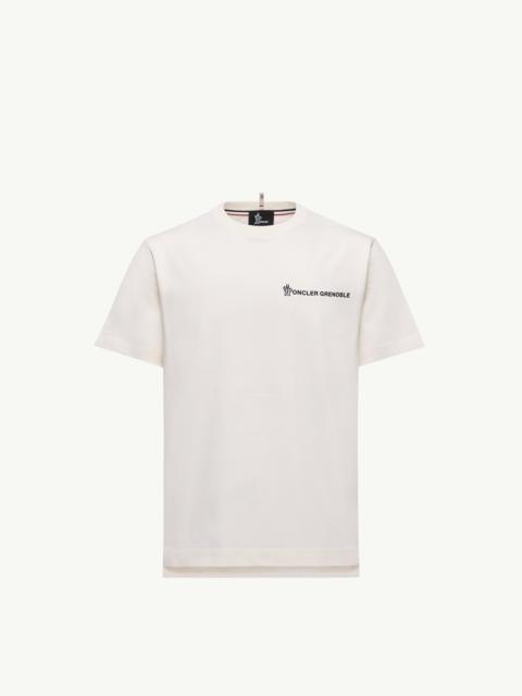 Moncler Grenoble Embossed Logo Cotton T-Shirt