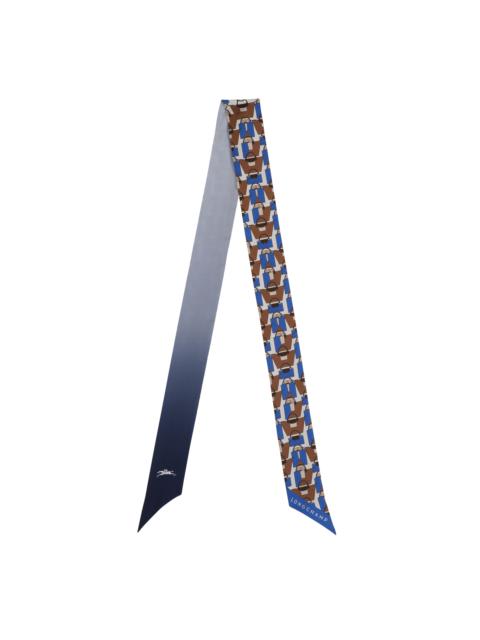 Longchamp Origami Le Pliage Headband Atlantic - Silk