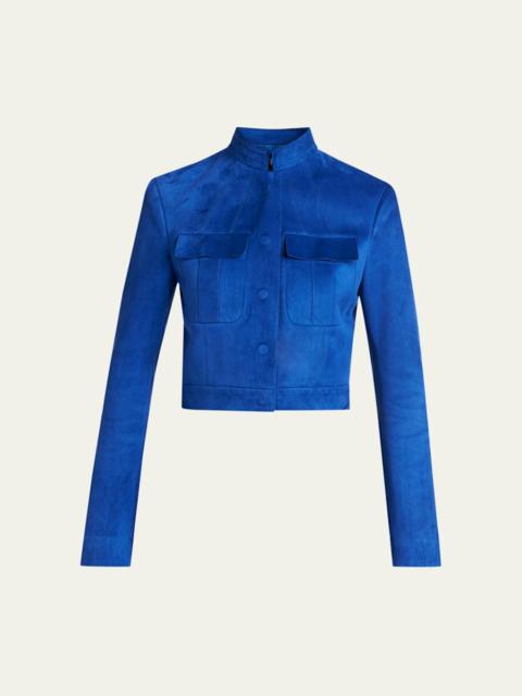 TOM FORD Soft Lamb Suede Crop Jacket
