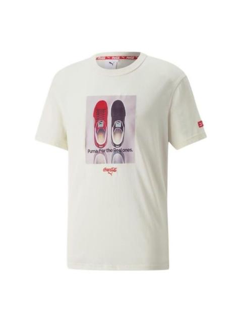 PUMA PUMA X Coca Cola Relaxed Tee 'White' 536159-97