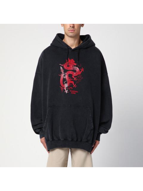 Martine Rose Martine Rose Oversized Black Hoodie Men
