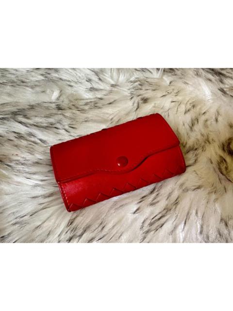 Bottega Veneta Authentic Bottega Veneta Intrecciato Leather Key Pouch