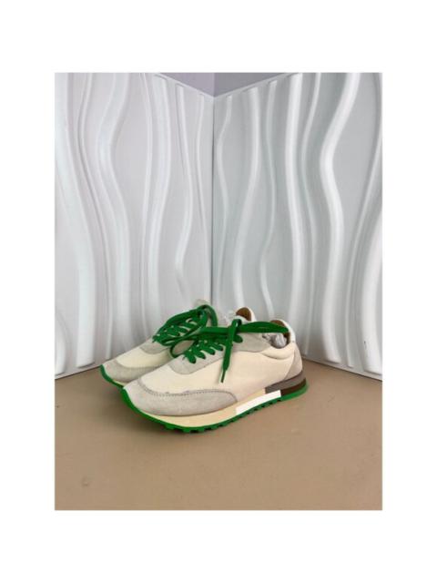 The Row Womens Beige & Green Casual Sneakers Size 38 Made In Italy