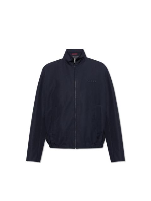 GUCCI GUCCI Navy Blue Viscose Jacket New & Authentic (Men's size:X