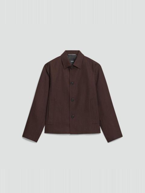 Theory Boxy Jacket in Twill Blend