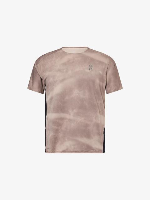 Performance-T Logo-Print Stretch-Mesh Top