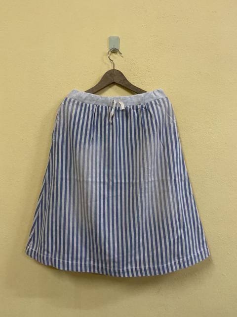 ISSEY MIYAKE NE- NET BY ISSEY MIYAKE STRIPED SKIRT