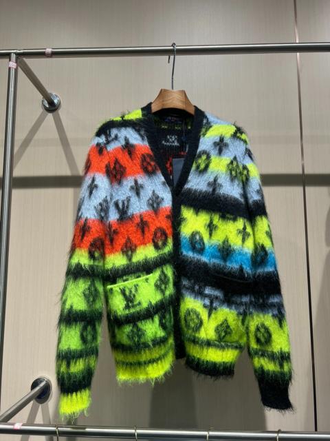 Louis Vuitton Louis Vuitton LV Mohair All-Over Print Cardigan