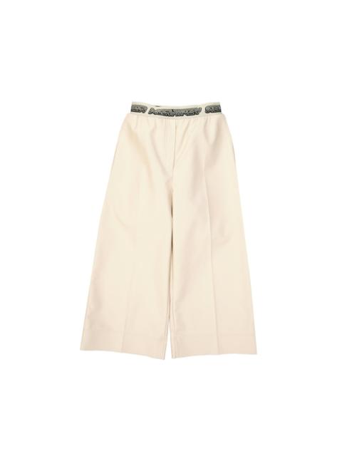 Stella McCartney Stella Mccartney Cropped Logo Pants Women