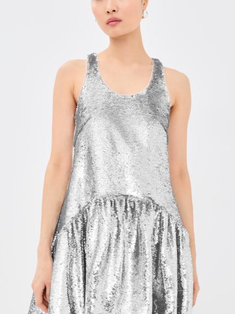 Simone Rocha Tapered Back Peplum Mini Dress