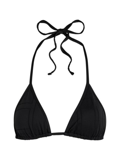 TOTEME Toteme Monogram Pointelle Bikini Top