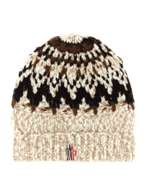 Moncler Grenoble Logo Patch Beanie