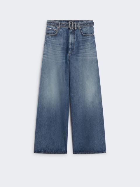 Sportmax Oversize jeans with belt