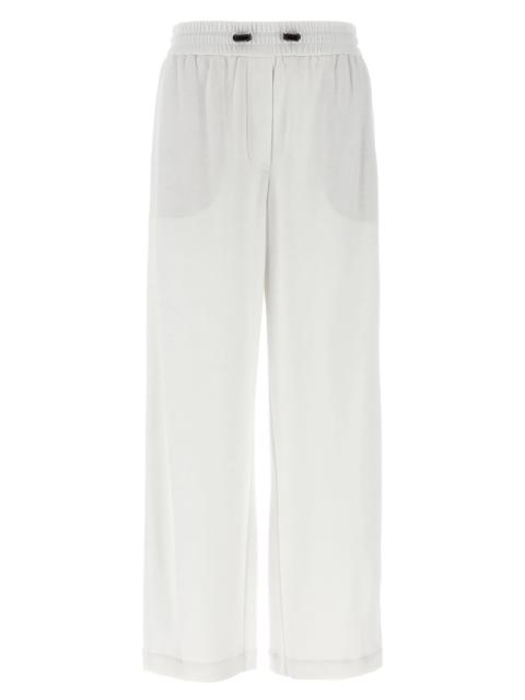 Brunello Cucinelli Piqué cotton joggers