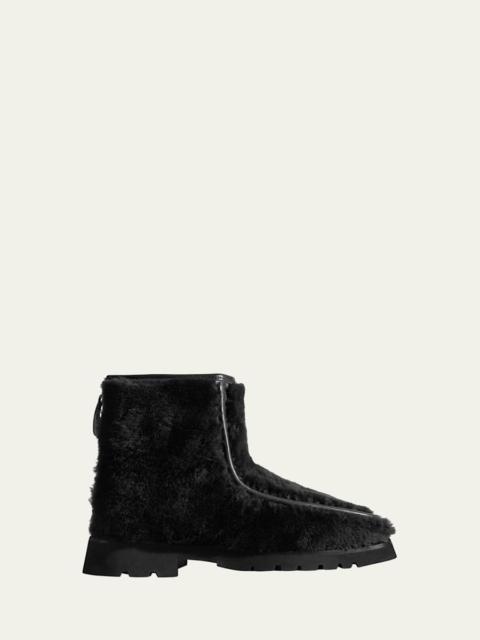 HEREU Armenta Shearling Ankle Boots