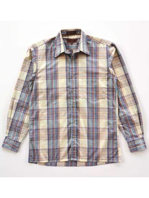 Other Designers Designer - Yves Saint Laurent YSL Striped Block Shirts