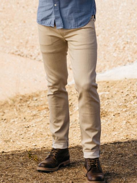 HIROSHI KATO The Pen Slim - Beige Raw 10.5oz Selvedge